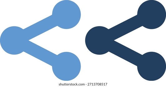 A pair of link symbols, one in light blue and the other in dark blue, on a white background with a gradient effect, representing connection and unity