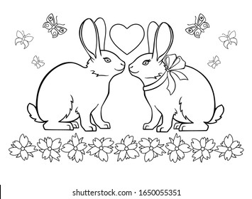 Download Colouring Pages Rabbit Images Stock Photos Vectors Shutterstock