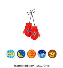 Pair of Mittens Icon