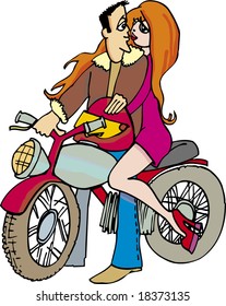 pair on bike