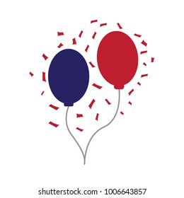 Pair of party balloons