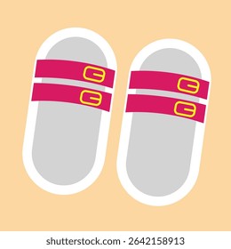 A pair of pink sandals. kids sandals. boys sandals