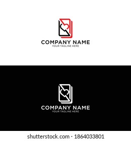 A pair of playing card icons. Minimal poker vector or blackjack symbol or logo element in thin line style	