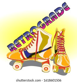 pair of roller skates from 80th