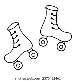 A pair roller skates