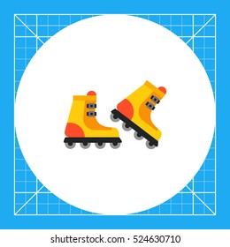 Pair of roller-skates