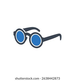 A pair of round glasses.