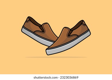 Pair Of Running Shoes vector icon illustration. Fashion object Icon design concept. Running shoe, Objects, Sports shoes, Footwear, Running shoe, Fashion, Footwear design.
