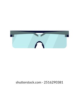 Par de gafas de seguridad con marco azul y lentes transparentes perfectas para la construcción, soldadura, carpintería, proyectos de bricolaje, trabajo de laboratorio y fabricación