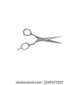 A pair of scissors with the word  hairdresser  on the bottom.