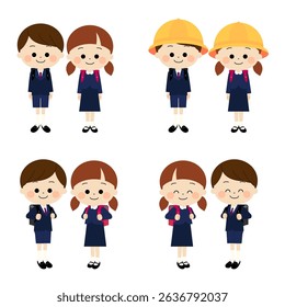 A pair set for first grade elementary school children