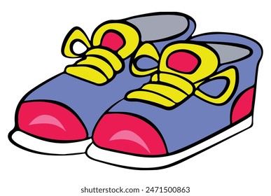 A pair of shoes illustration