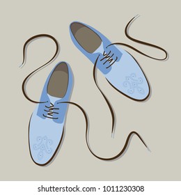 pair of shoes vector