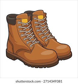 par de sapatos arte vetorial isolado no fundo branco