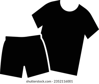 A Pair of Shorts and T shirt, Clothes Icon