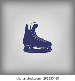 A pair of skates for figure skating 