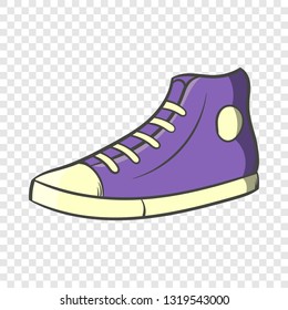 Pair of sneakers icon in cartoon style on a background for any web design 