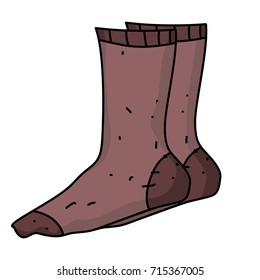A pair of socks