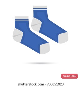 Pair socks color flat icon for web and mobile design