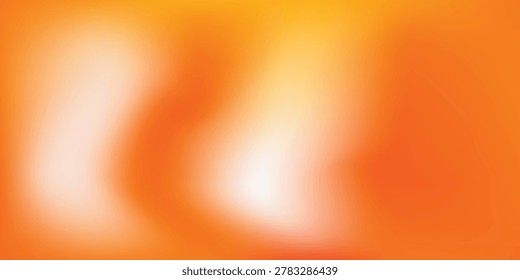 Pair of soft orange bokeh lights blurred