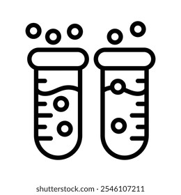 Par de tubos de ensayo sometidos a una reacción química, que ilustran la investigación de laboratorio