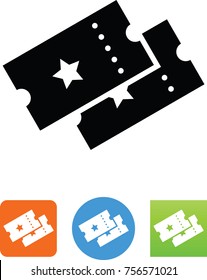 Pair Of Tickets Icon
