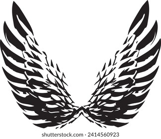a pair of wings from an angel