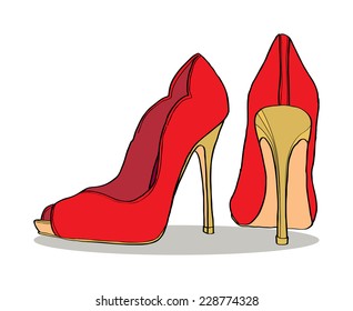 pair of women's shoes