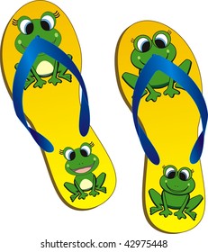 frog sandals