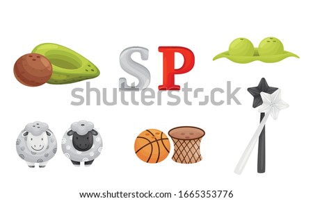 Pairs of Salt and Pepper Shakers Vector Set