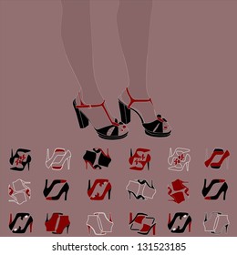 Pairs of shoes
