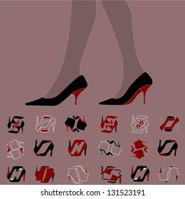 Pairs of shoes