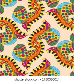 paisley allover design pattern background