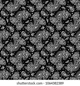 Paisley background. Hand Drawn ornament. Vector illustration