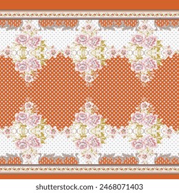 paisley bandana floral pattern design.