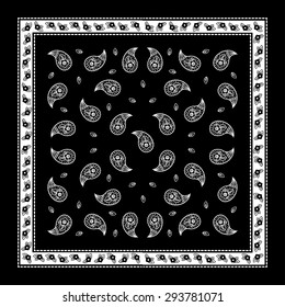 Paisley Bandana simple pattern for textile printing