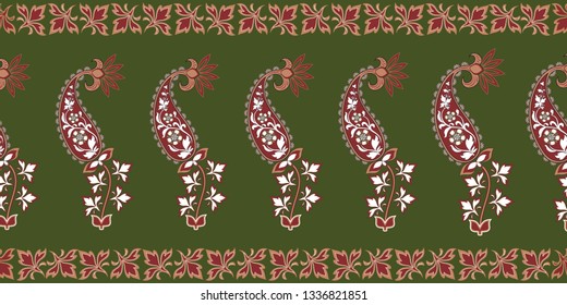 Paisley Border (Abstract Vector)