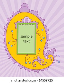 paisley Design with space for text