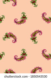 paisley design vector  background pattern
