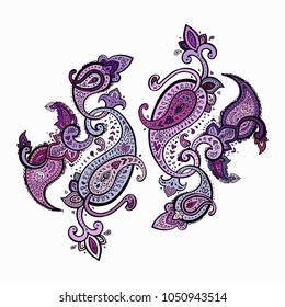 Paisley. Ethnic ornament. Vector illustration isolated