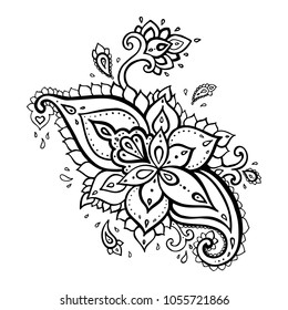 Paisley. Ethnic ornament. Vector illustration isolated
