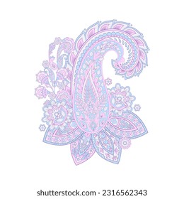 Paisley. Ethnic ornament. Vector illustration isolated