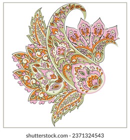 Paisley. Ethnic ornament. Vector illustration isolated