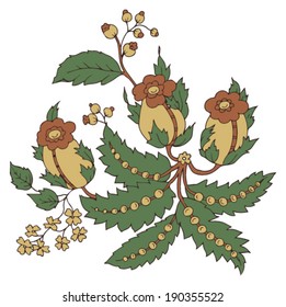 Paisley Floral Design