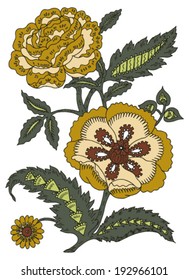 Paisley Floral Design