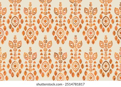 Paisley Floral oriental ethnic Pattern. Vector Seamless Ornamental Indian fabric patterns."This content was created using vector drawing tools and software, not generated by AI"