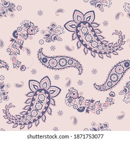 Nahtlose Paisley-Damast-Muster
