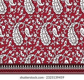 PAISLEY FLORALLE SEAMLESS PATTERIE GANZ AUF DRUCKVEKTORGRAFIK