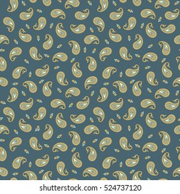 Paisley Floral Seamless Vector Pattern