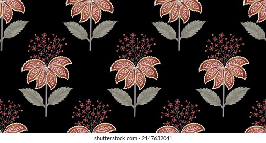  paisley  flower  bunch pattern print  background design